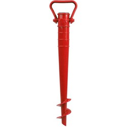 Parasolharing - rood - kunststof - D22-32 mm x H38 cm - Parasolvoeten