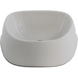 Moderna plastic hondeneetbak Sensi bowl 2200 ml soft wit - Gebr. de Boon