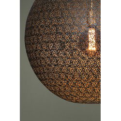 Hanglamp 1-Lichts - Zwart - Staal - Ø58cm - Lamp Donald