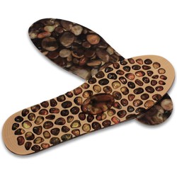 Decopatent® - Inlegzolen - Massage stones - Inlegzooltjes - Stenen acupunctuurpunten - Massage steen - 35 tm 40 - Dames - Vrouw