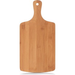 Zeller Bamboe houten snijplank met handvat - 40 x 19,5 cm - Snijplanken - Serveerplanken - Snijplanken