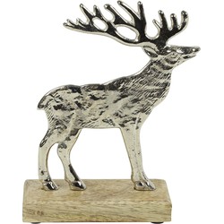 Ornament hert Rube M zilver - Countryfield