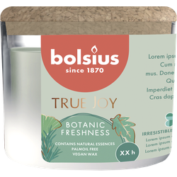 Geurglas met kurk 66/83 True Joy Botanic Freshness - Bolsius