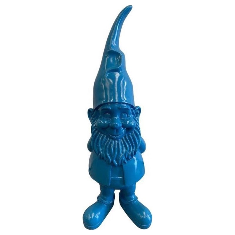 Tuinkabouter 1 Meter - Kabouter Tuin - Tuindecoratie - Cadeau - Blauw - 100 cm - 