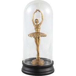 PTMD Ballet Ronde Stolp Ballerina - H30 x Ø14,5 cm - Poly - Goud