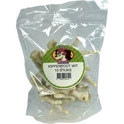 PETSNACK KIPPENPOTEN WIT 10 ST