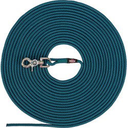 TRIXIE HONDENRIEM SLEEPLIJN ROND ZONDER HANDLUS PETROL BLAUW 15 MTR X 0,6 CM