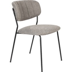 ANLI STYLE Chair Jolien Black/Grey Fr