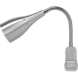 Moderne Metalen Highlight Elite E14 Wandlamp - Grijs