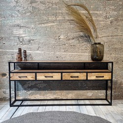 Benoa Jax 4 Drawer Console Table 180 cm