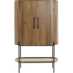 Light & Living - Kast DUMOSI - 100x40x165cm - Bruin
