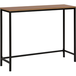TULIA - Consoletafel - Donkere houtkleur - MDF