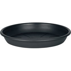 Juypal Plantenschotel/onderschotel - zwart - kunststof - D30,5 cm - Plantenpotten