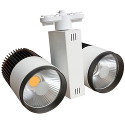 Railverlichting richtbaar wit LED 60W (2x30W) COB design