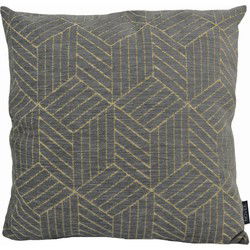 Sierkussen Salla Antraciet | 45 x 45 cm | Katoen/Polyester