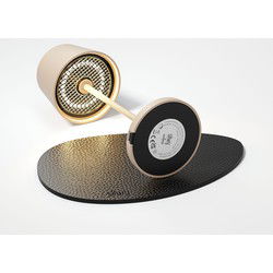 Silwy x Sompex | Tafellamp MONACO | Zand | oplaadbare tafellamp | Magnetisch | Ideaal voor camping of boot
