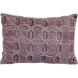 PTMD Sierkussen Nasim - 60x40x10 cm - Katoen - Roze