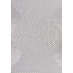 Cara vloerkleed - Intersecto Modern Japandi - Zilver - 280 X 370 CM