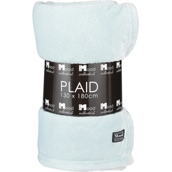 In The Mood Collection Famke Fleece Plaid - L180 x B130 cm - Mintgroen