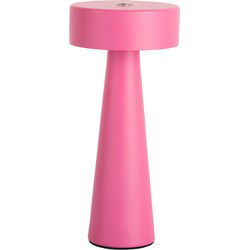 Leitmotiv - Tafellamp Mini LED Ring - Helderroze