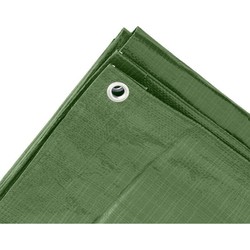 Hoge kwaliteit afdekzeil / dekzeil groen 4 x 5 meter - Afdekzeilen