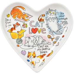 BLOND AMSTERDAM BORD HART CAT LOVE 22 CM