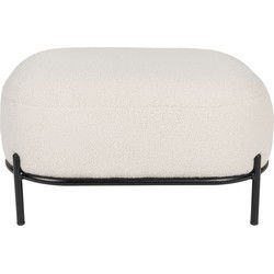 Housecraft Living Polly Hocker Teddy Ivoor