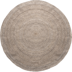 WOOOD Utopia Vloerkleed - Wol/Katoen - Naturel - 1x200x200