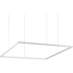 Ideal Lux - Oracle slim - Hanglamp - Aluminium - LED - Wit