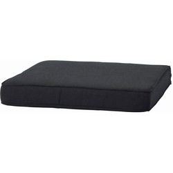 Kussen Lounge luxe 60x60 Basic zwart (2 stuks)