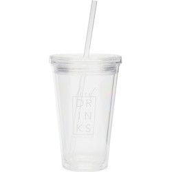 Iced Drinks To Go Cup & Straw