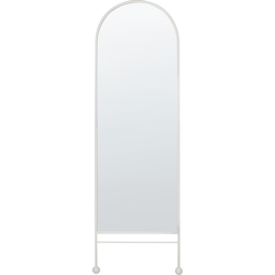 JARNAGES - Wandspiegel - Wit - 45 x 145 cm - Ijzer