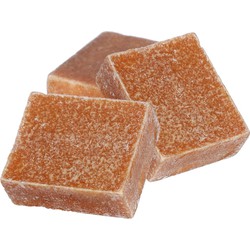Ideas4seasons Amberblokjes/geurblokjes - amber geur - 3x stuks - huisparfum - Amberblokjes