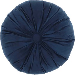 Unique Living - Kussen Basics - Ø40 cm - Blauw