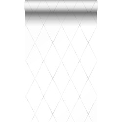 Origin Wallcoverings behang wieberruit-motief licht warm grijs - 53 cm x 10,05 m - 347492