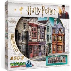 Wrebbit Wrebbit 3D Puzzel - Harry Potter Diagon Alley - 450 stukjes