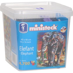Ministeck Ministeck Elefant  XXL Eimer