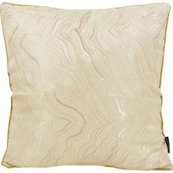 Sierkussen Zinzi Gold / Beige | 45 x 45 cm | Jacquard / Polyester