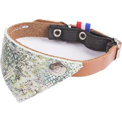MARTIN HALSBAND KAT MALIBU GROEN / BRUIN 30X1 CM