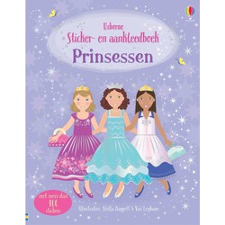 NL - Usborne Usborne Sticker en aankleedboek Prinsessen. 4+