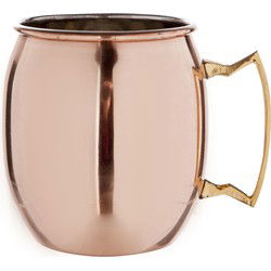 Cosy & Trendy Cocktailbeker/cocktailglas Moscow Mule - koper - 450 ml - Cocktailglazen