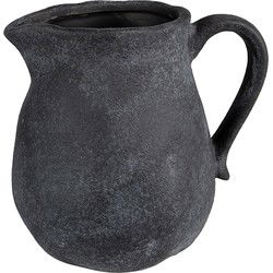 Clayre & Eef Decoratie Kan Grijs Keramiek