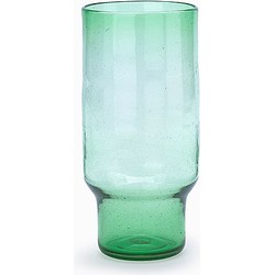 Imperfect Design Cantel Glas Vaas Ø 16 cm - Groen