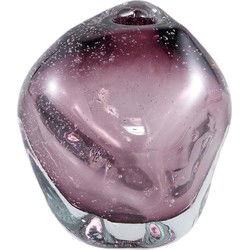 PTMD Bryce Vaas - 18 x 17 x 18 cm - Glas - Paars