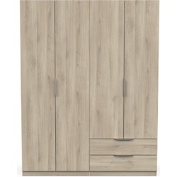 Kast met 4 deuren en 2 laden Ghost - L157,3 cm