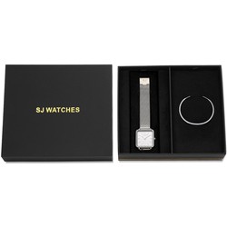 LW Collection SJ WATCHES Geschenkset Avignon Horloge 28.5mm + Armbandje
