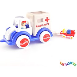 Viking Toys Viking Speelgoed Grote ambulance in doos