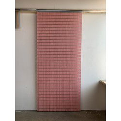 Vliegengordijn Roze recht - kant en klaar 92 x 209