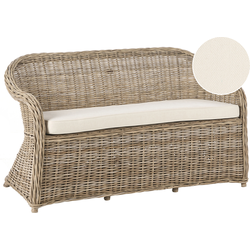 Beliani SUSUA - Tuinsofa-Natuurlijk-Rotan