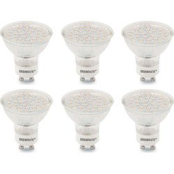 Groenovatie GU10 LED Spot SMD 3W Warm Wit 6-Pack